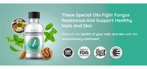 Aug 6, 2023 · Kerassentials supplement claims to be,100% natural, effective, and safe. The formula blends 26 ingredients to treat and cure nail fungus effectively.Apart from treating nail fungus problems, the Kerassentials Toenail fungus supplement may also improve skin health and the circulatory system. It is not just meant for curing nail fungus; rather ...